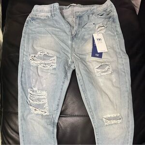 Ripped blue Jeans size 13